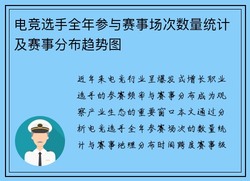 电竞选手全年参与赛事场次数量统计及赛事分布趋势图